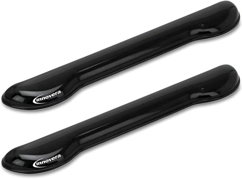 Innovera  Softskin Gel Keyboard Wrist Rest Black  Sold as 2 Packs of  1    Total of 2 Each