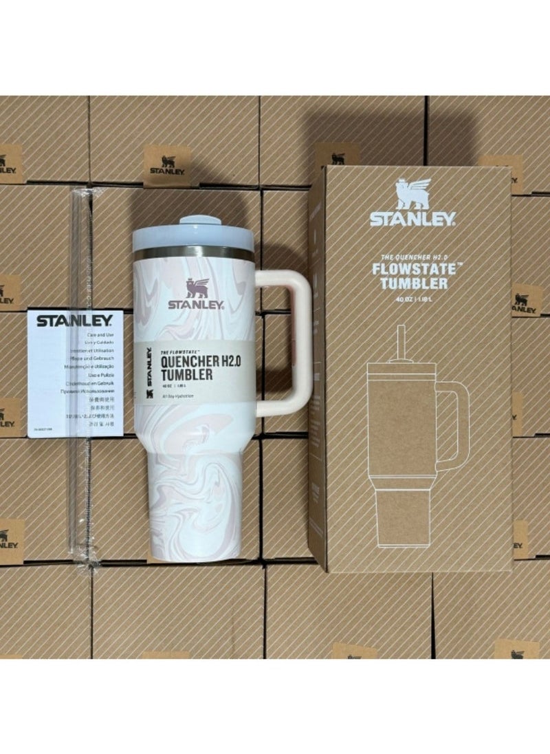 Stanley - Stainless Steel Vacuum Insulated Tumbler with Lid for Water, Iced Tea or Coffee, Smoothie and More, Large Capacity, Good Appearance, Easy to Carry, 40 oz - Image 1
