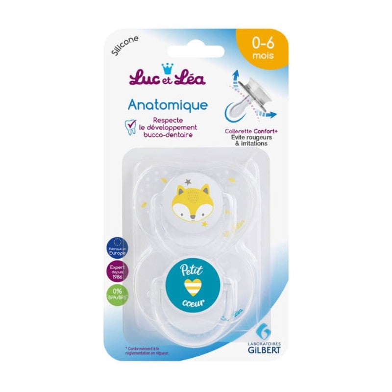 LEL 635353 SOOTHER SILICONE PETIT 0-6M 2S