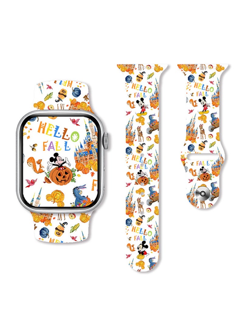 Bands Compatible with Apple Watch Band 38mm 40mm 41mm Women Men, Soft Silicone Sport Wristbands Replacement Strap for iWatch Series 9/8/7/6/5/4/3/2/1/SE/Hermès  - Image 5