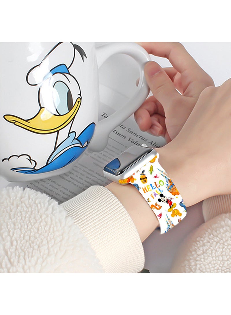 Bands Compatible with Apple Watch Band 38mm 40mm 41mm Women Men, Soft Silicone Sport Wristbands Replacement Strap for iWatch Series 9/8/7/6/5/4/3/2/1/SE/Hermès  - Image 4