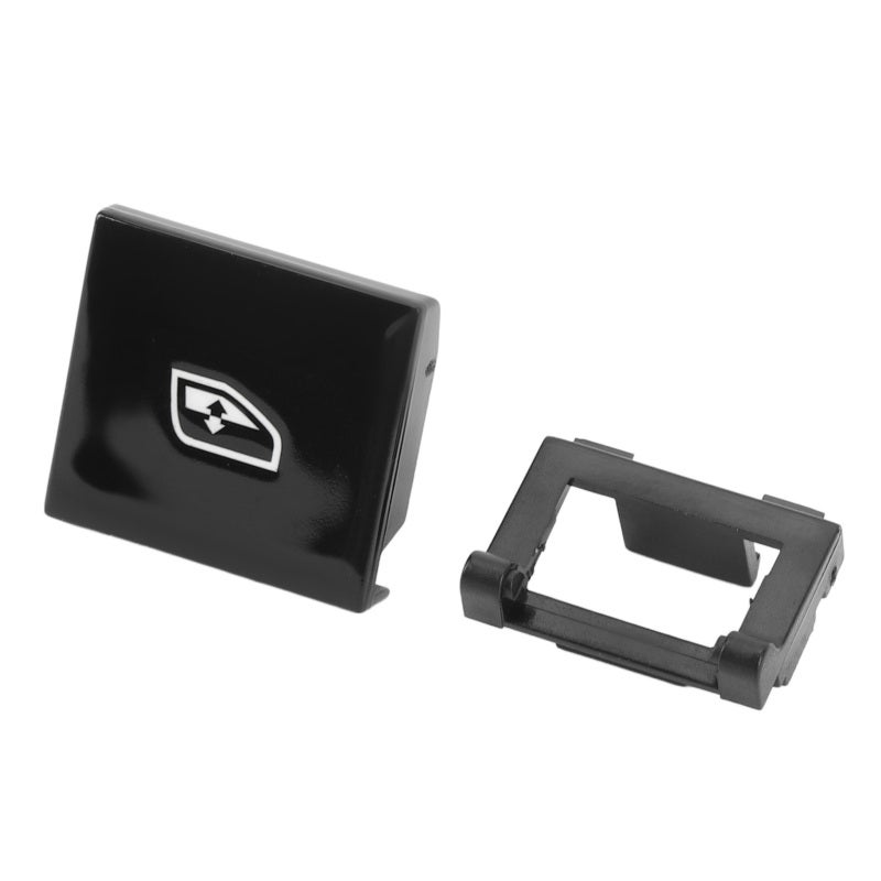 Window Switch Button Cap Black ABS Replacement for Cayenne 2018-2024 - Scratch Resistant Window Switch Repair Button Cover - Easy to Install Window Lift Switch Button Cap for Left Front - Image 3