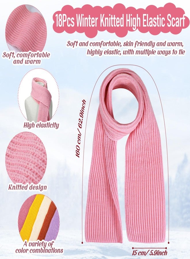 جاجيلي مجموعة جاغلي للأطفال مكونة من 54 قطعة، قبعة وقفازات ووشاح، قبعة صوفية محبوكة، قفازات وأوشحة، مجموعة شتوية دافئة للأولاد والبنات من سن 5 إلى 10 سنوات، مناسبة للطقس البارد (18 لونًا) - Image 4