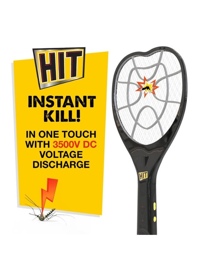 HIT Anti Mosquito Racquet Rechargeable Insect Killer Bat with LED Light - Image 5