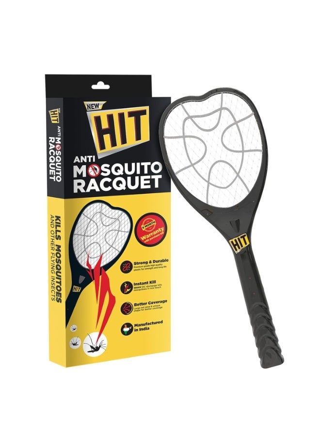 HIT Anti Mosquito Racquet Rechargeable Insect Killer Bat with LED Light - Image 1