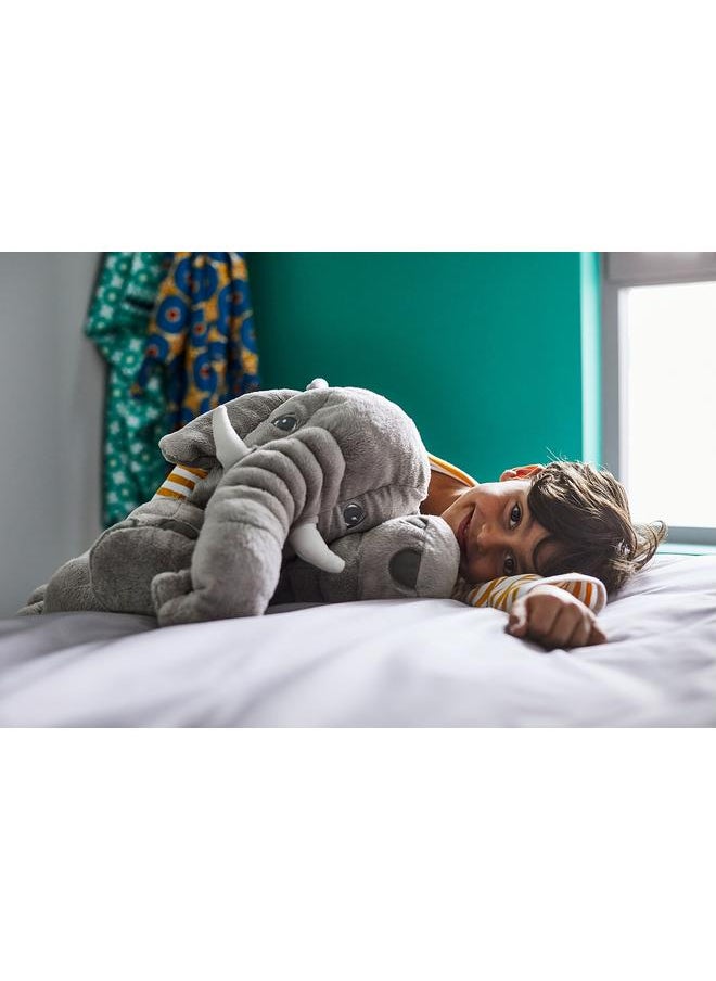 Zaboon - Soft Toy, Elephant/Grey - Image 1