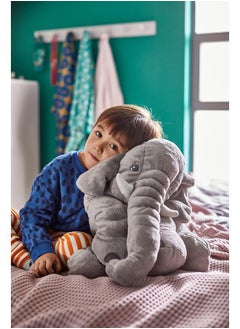 Zaboon Soft Toy, Elephant/Grey  - Image 2