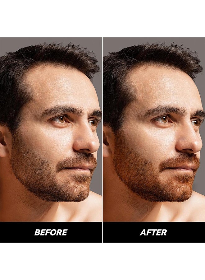 KAILINYA Beard Filling Stick,Comb and repair two in one with combtooth color compensation , Lasting Waterproof Multiuse Moustache Hair Makeup for Men,03#Brown - Image 3