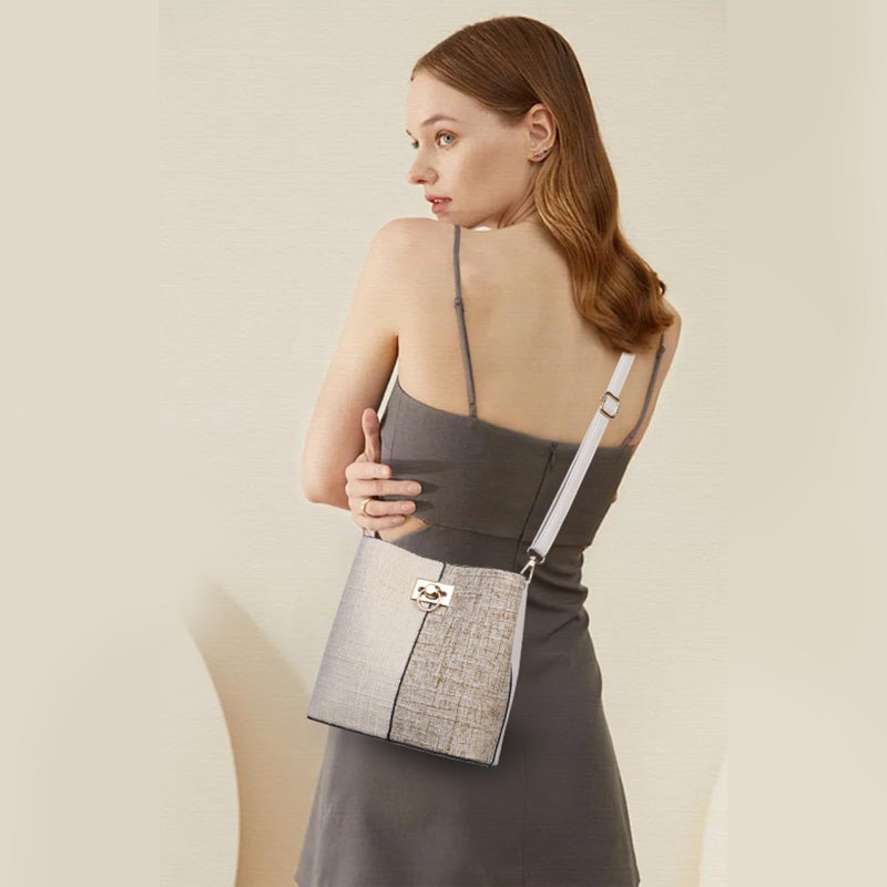 GAEKEAO Crossbody Purses for Women Vegan Leather Bucket Bags Trendy Ladies Handbag Shoulder Purse Multi Pockets Summer 2026 - Image 2