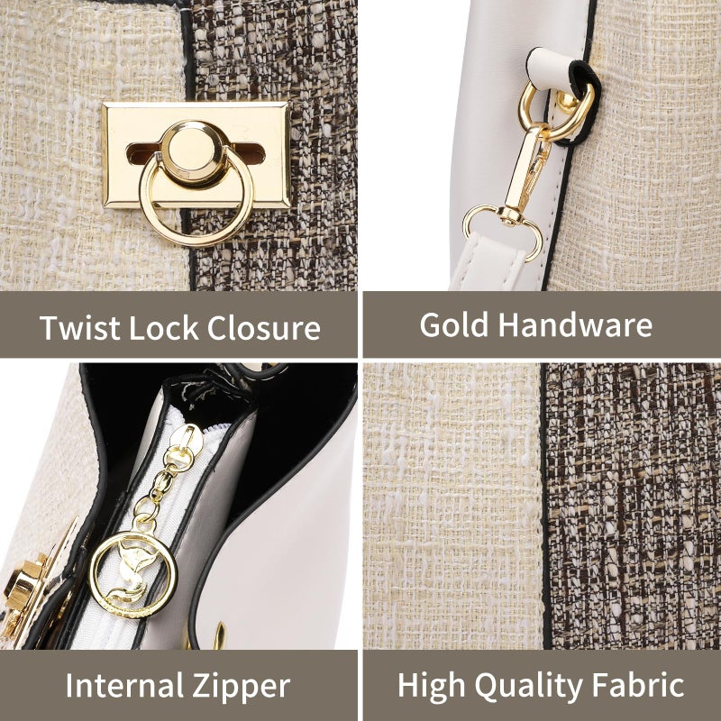 GAEKEAO Crossbody Purses for Women Vegan Leather Bucket Bags Trendy Ladies Handbag Shoulder Purse Multi Pockets Summer 2026 - Image 5