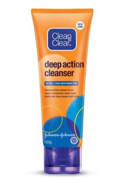 Clean and Clear Deep Action Cleanser Face Wash 100gm