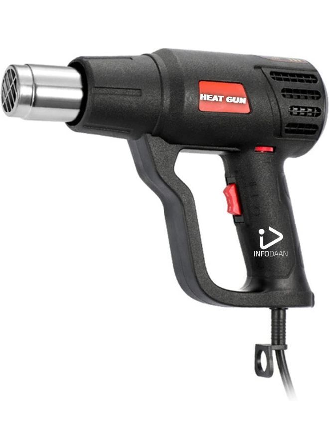 Hot Air Heat GUN with Digital thermostat Display, Dual temperature hot air gun for shrink wrap, Packaging, Hot Air plastic Welding.  - Image 1