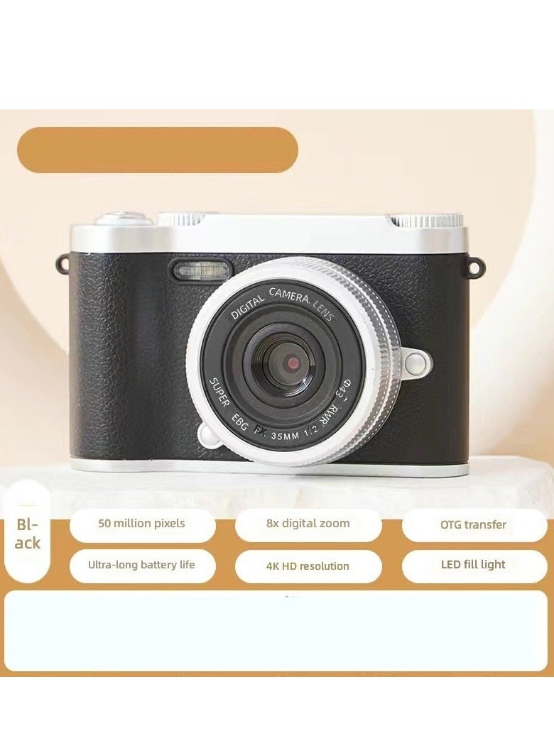 ميباي كاميرا رقمية ثنائية العدسة عالية الدقة بتصميم رجعي للأطفال - 20 ميجابكسل CCD، تقريب 8x، تصوير فوري، نقل الصور إلى الهاتف - Image 1