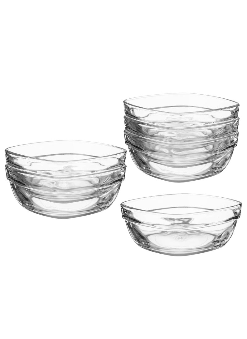 Dania Yogurt set of 6 clear glass beads  - Image 1