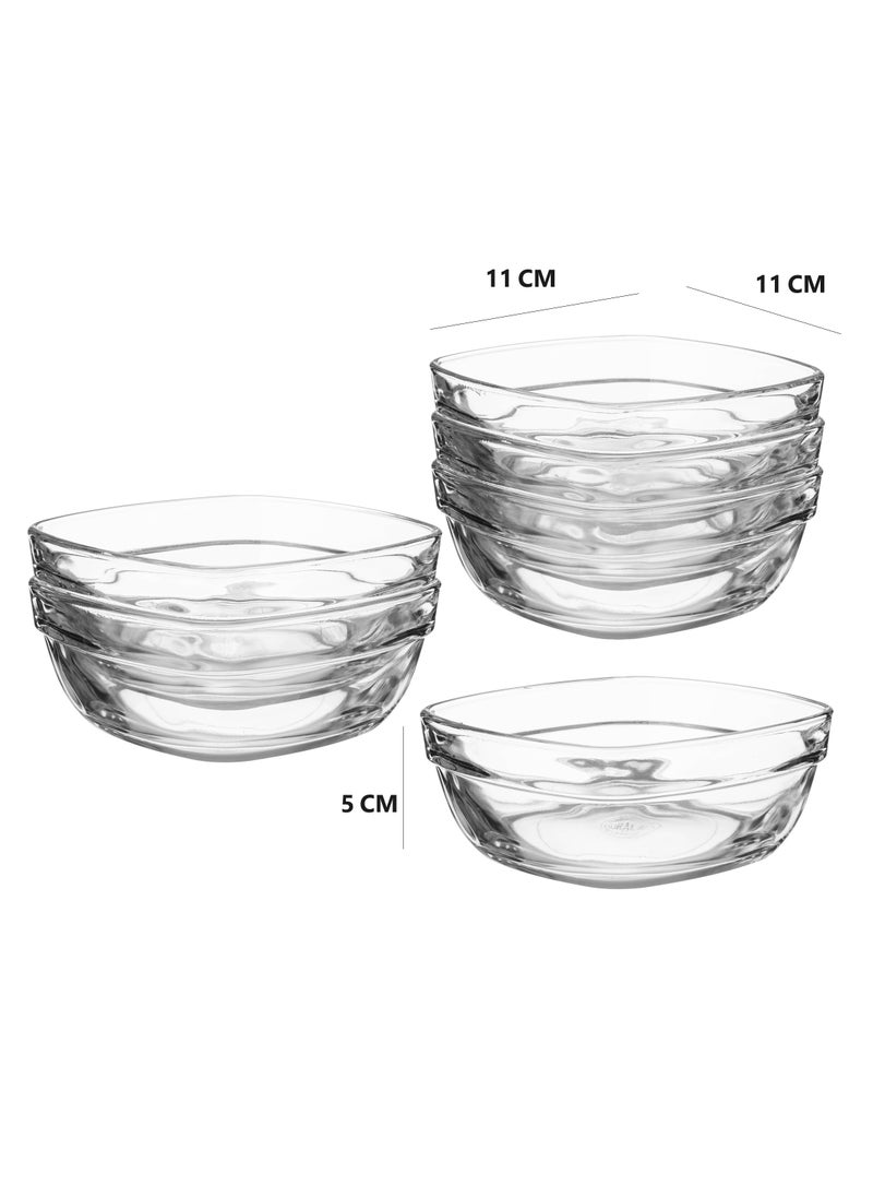 Dania Yogurt set of 6 clear glass beads  - Image 2