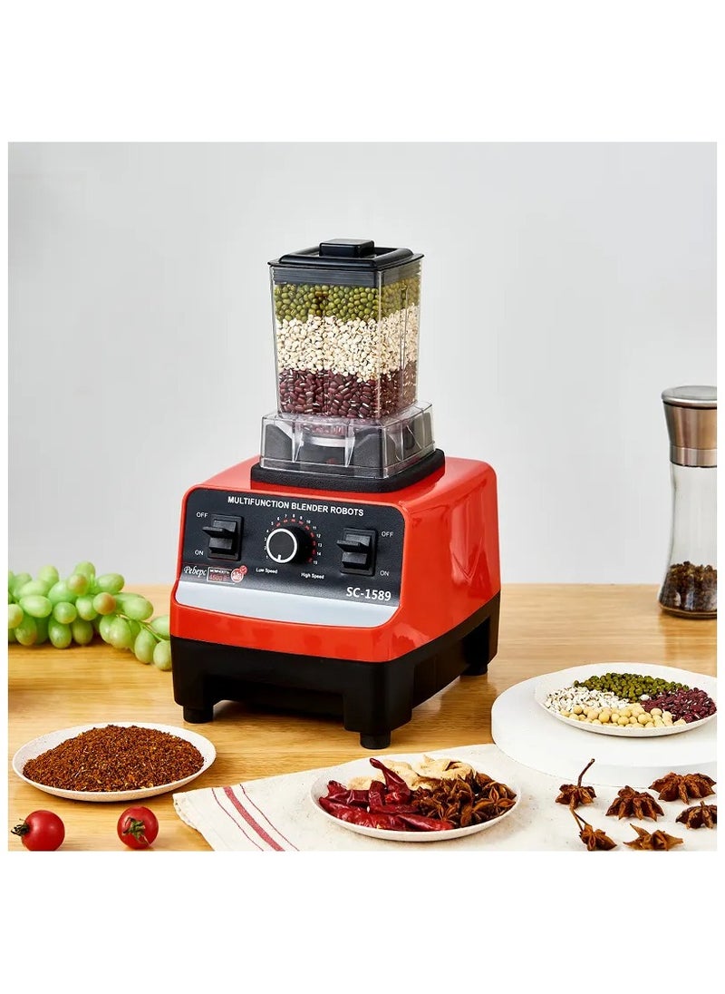 Generic - 2000W BPA Free Heavy Duty Blender Mixer Electric High Speed Juicer Food Processor Ice Smoothies Crusher Blander - Image 1