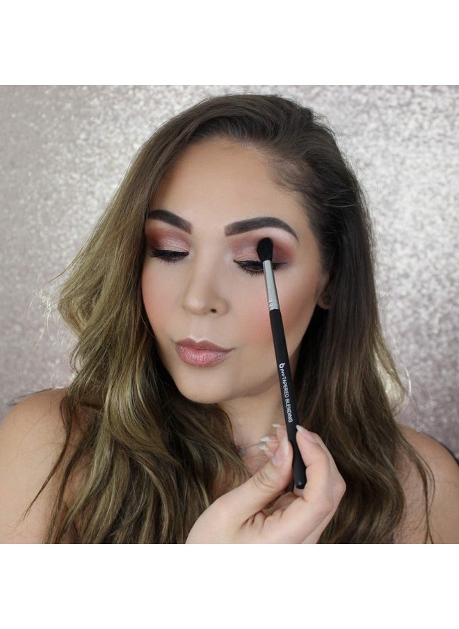 Beauty Junkees Tapered Blending Eyeshadow Makeup Brush Beauty Junkees Professional Eye Shadow Blender Make Up Brush With Soft Fluffy Natural Hair Dome Bristles For A Beautifully Blended Crease; Premium Quality  - Image 2