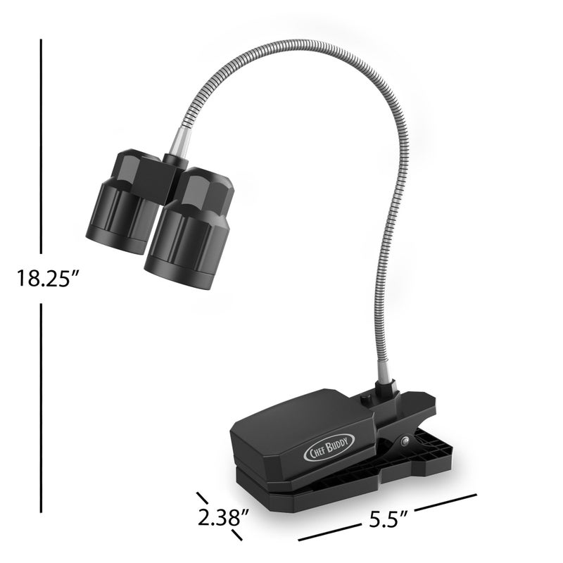 Chef Buddy Grill Light - Magnetic Clamp LED Light with Flexible Gooseneck Arm for Grills, Smokers, or Griddles - Grilling Gifts for Men or Women by Chef Buddy - Image 2