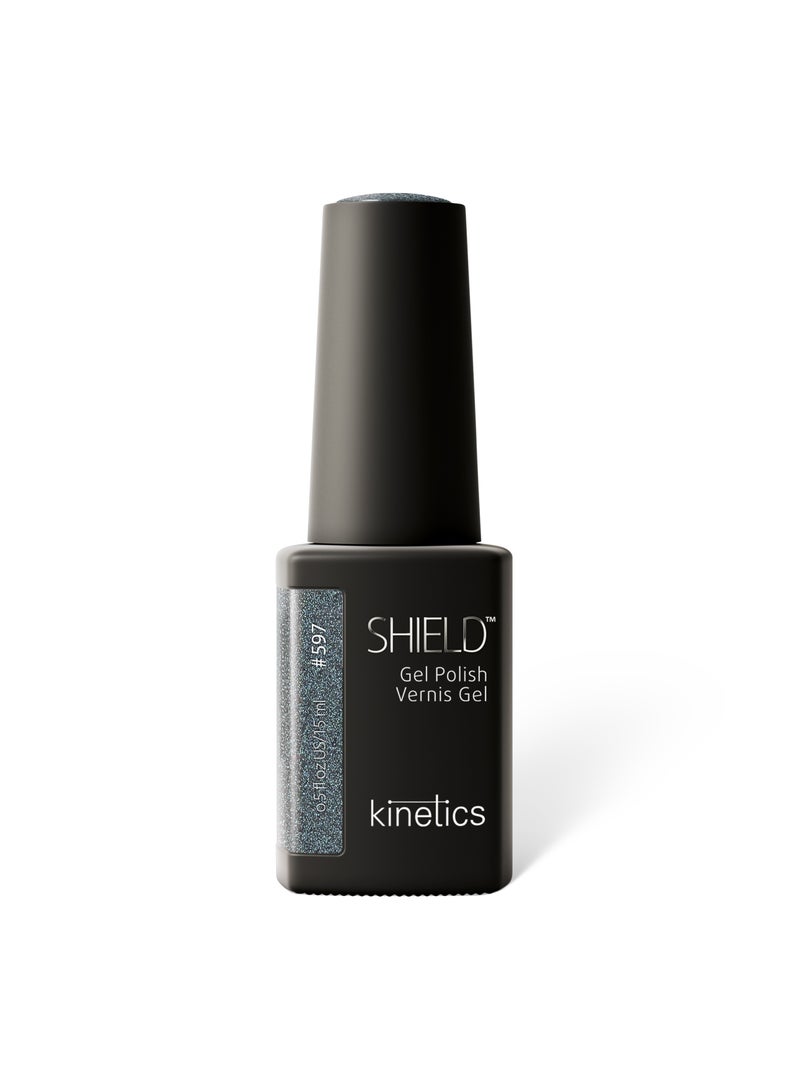 KINETICS طلاء جل شيلد 15 مل | رقم 597 SILVER PHENOMENON - Image 1