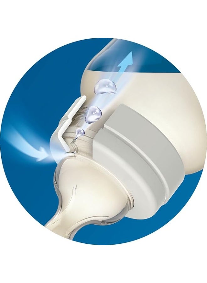 فيليبس رضّاعة مضادة للمغص سعة 330 مل (قطعة واحدة) - عملية ومتينة بفضل صمام الهواء - سهلة الاستخدام لتقليل الغازات - Image 2