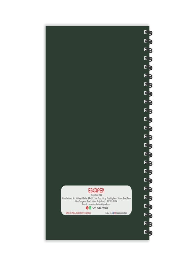 ESCAPER مفكرة إسكيبر رادها كريشنا للحب، مسطرة - مقاس A5 - 8.5 × 5.5 بوصة، مفكرة دينية، مفكرة للتأمل، دفتر ملاحظات، مفكرة للمكتب، مفكرة كهدية - Image 2