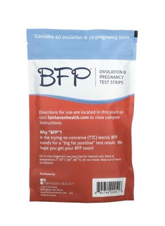 fairhaven health BFP Pregnancy and Ovulation Test Strips 40 Ovulation Tests and 10 Pregnancy Tests  - Image 2