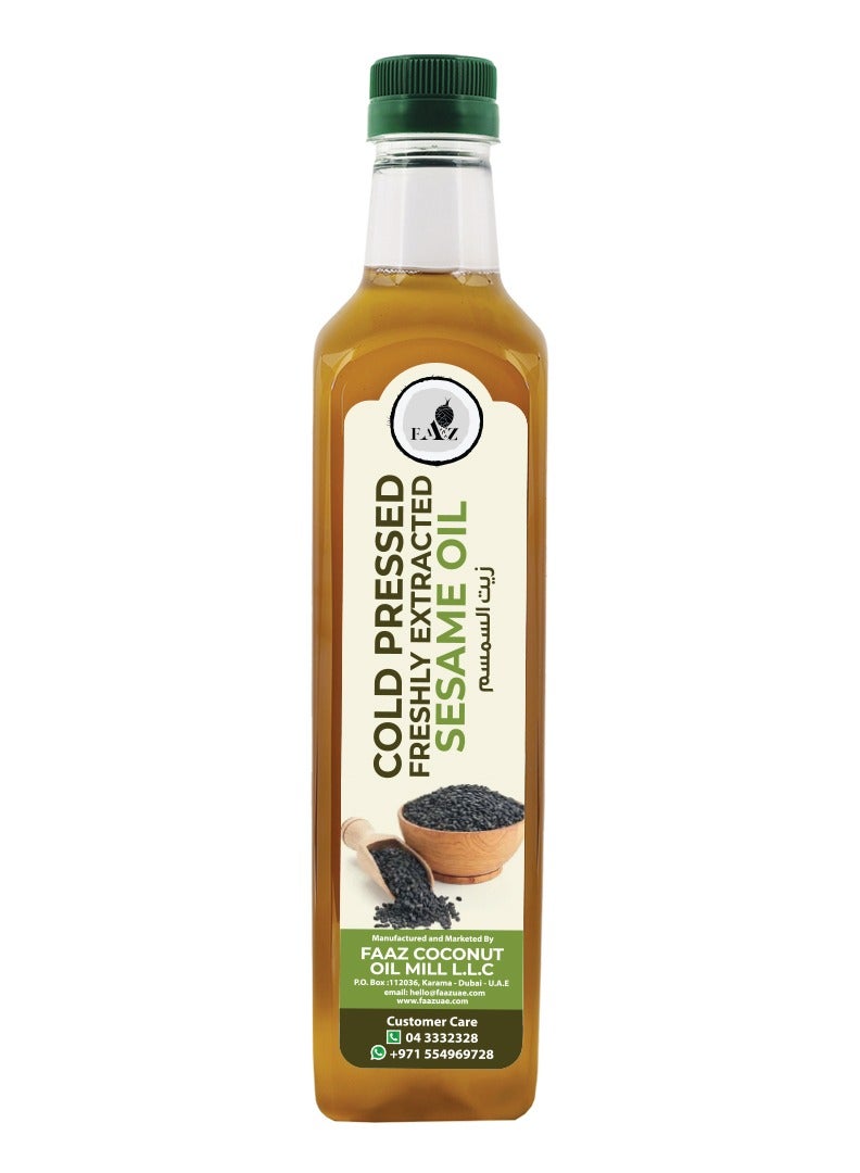 مطحنة فاز زيت السمسم الأسود الطازج المعصور على البارد - Image 1