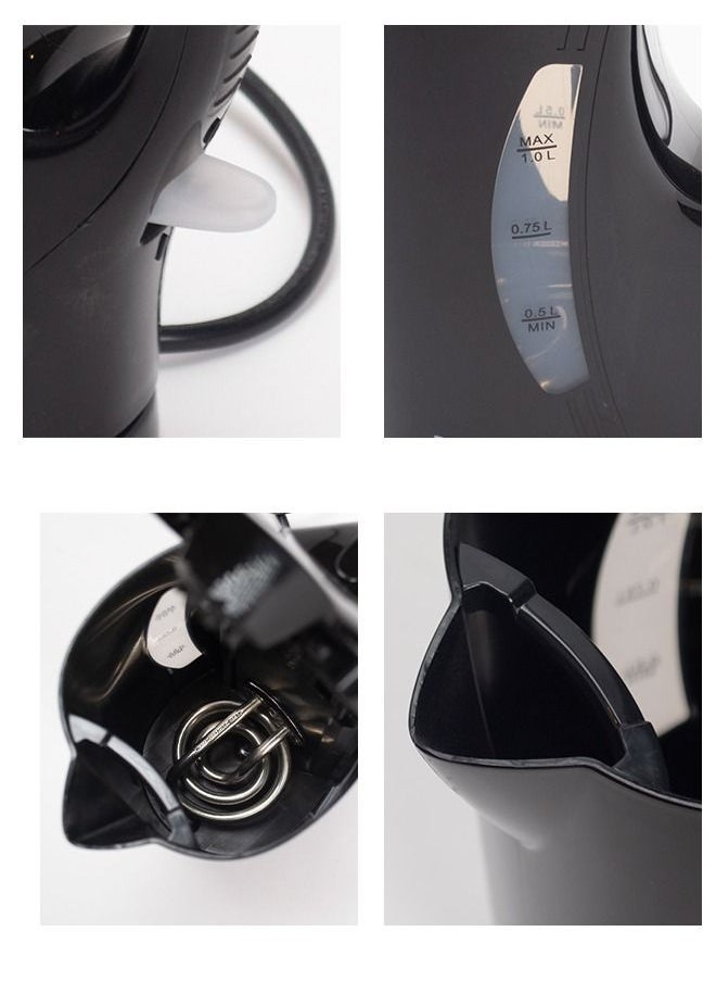 Badraig Electric Kettle 1 L 1200 W Black  - Image 2