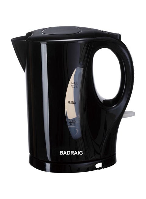 Electric Kettle 1 L 1200 W Black