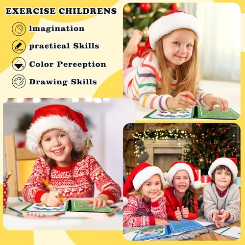 AIR BLOW Water Coloring Books for Toddlers, Water Painting Book for Toddlers, Paint with Water Books, Toddler Toys & Activities for Girls Boy Christmas Birthday Gift for 3 4 5 6 7+ Year Old (3 Pack) - Image 3