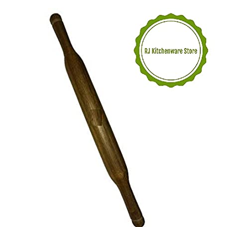 RJ kitchenware Store chakla belan for kitchen Handcrafted Sheesham Wooden Pure Rosewood Wooden Chakla Belan Rolling Pin Board Roti Maker Chakla Belan Chapati Maker papad chakla for Home Kitchen Combo Set for Kitchen Sheesham chakla Belan - Image 4