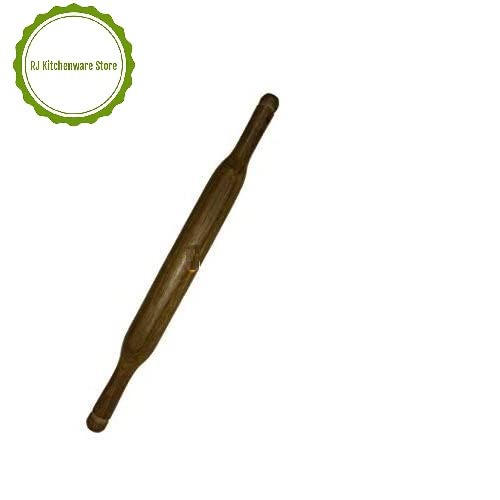 RJ kitchenware Store chakla belan for kitchen Handcrafted Sheesham Wooden Pure Rosewood Wooden Chakla Belan Rolling Pin Board Roti Maker Chakla Belan Chapati Maker papad chakla for Home Kitchen Combo Set for Kitchen Sheesham chakla Belan - Image 2
