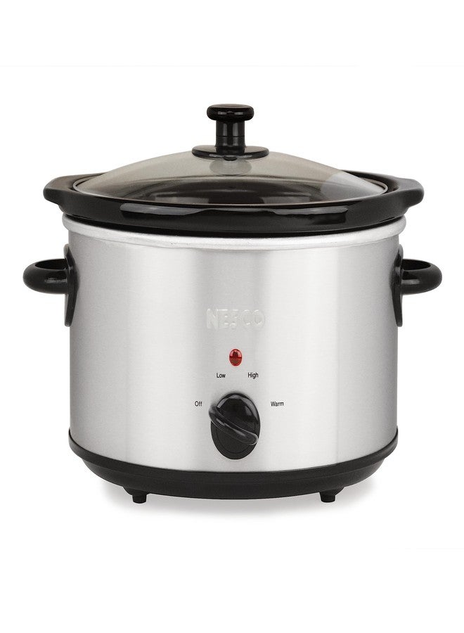 نيسكو NESCO SC-4-25، طنجرة طهي بطيء، سعة 4 كوارت، فضية اللون - Image 1