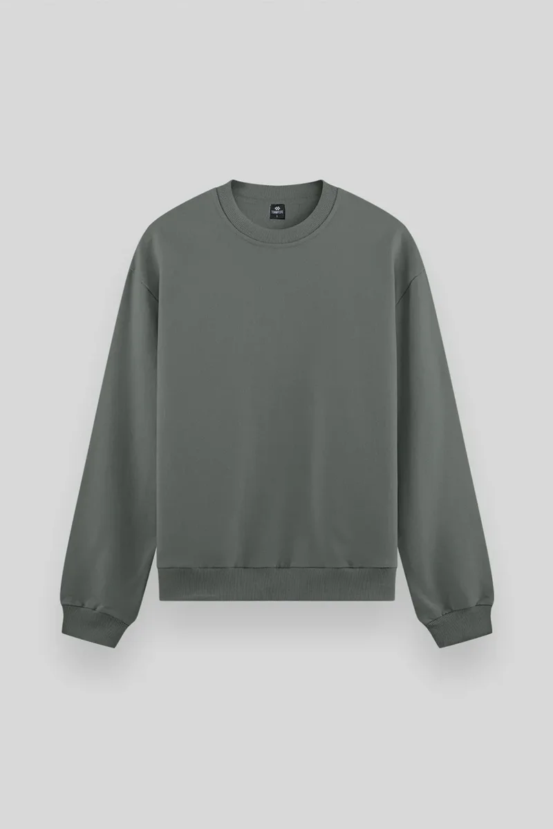 تومي لايف TOMMY Men's Plain Crew Neck Sweatshirt