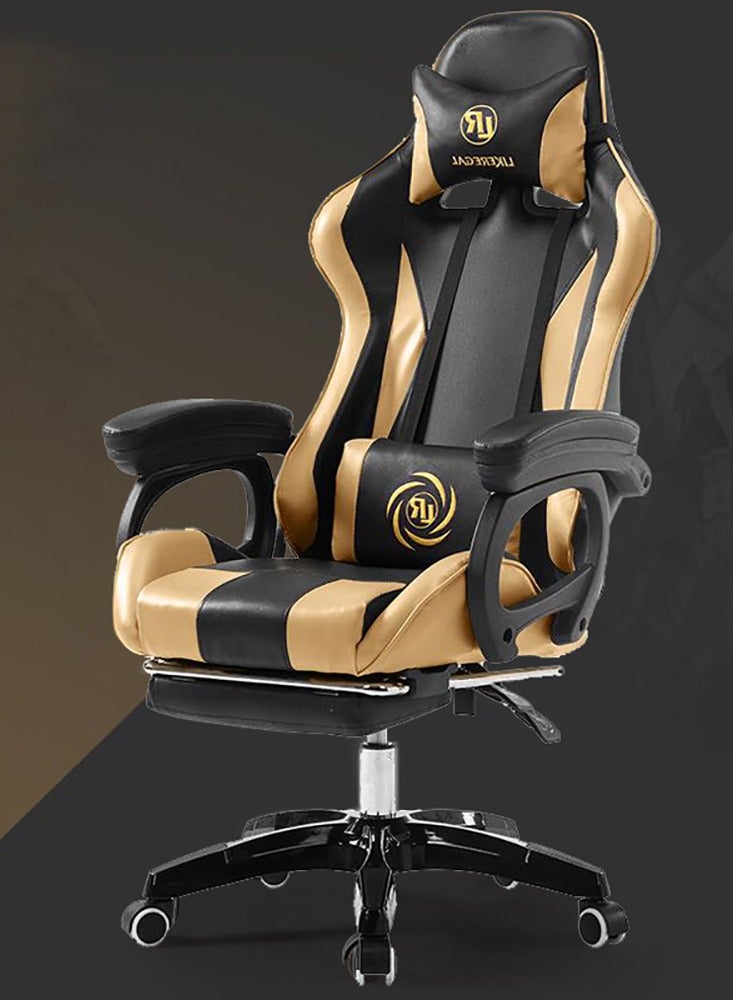LIKEREGAL Fantastic Steel Gaming Chair golden - Image 2