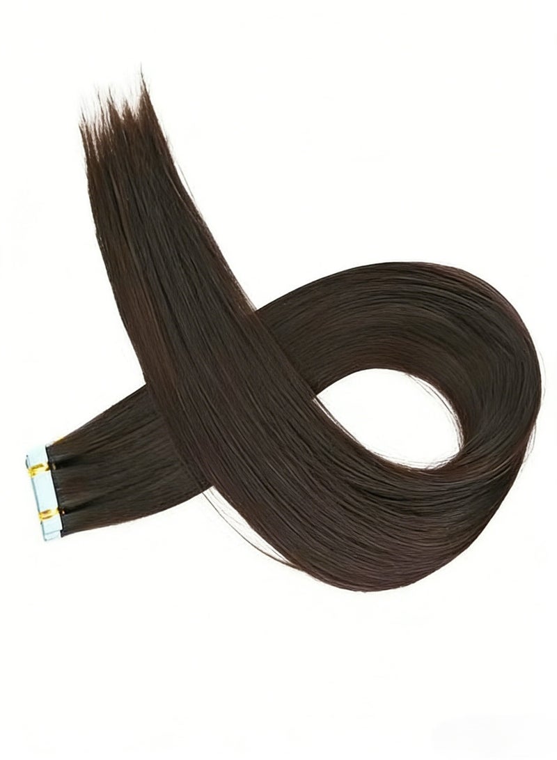 Tape in Hair Extensions, Natural-Look Hair Enhancement with Seamless Blending and Zero Trace, Straight Hair Weft for Natural Volume & Hairstyle Change, Salon Quality Hair Extensions for Women Daily Wear & Party - Image 1