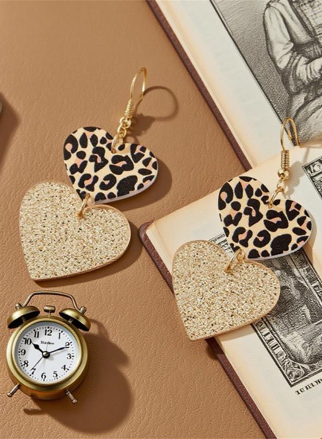 Take Two Double Heart-Shaped Drop Earrings - Image 5