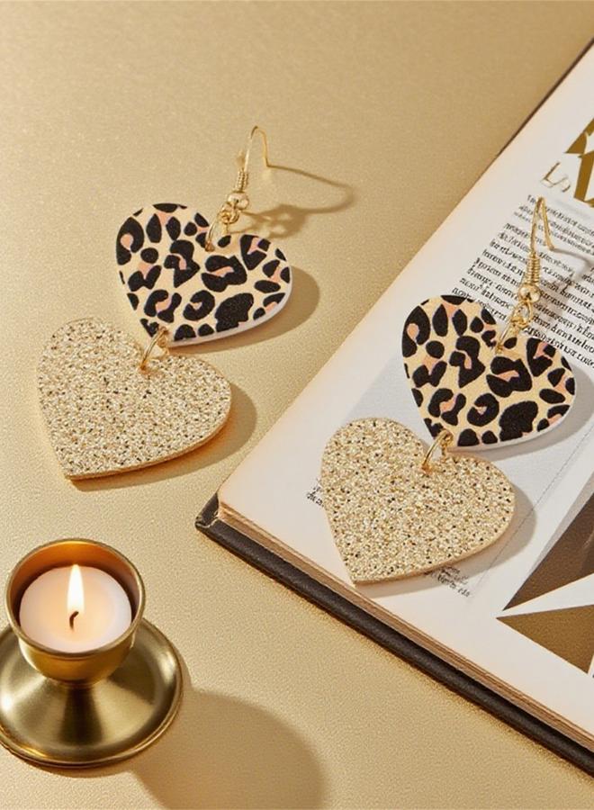 Take Two Double Heart-Shaped Drop Earrings - Image 4