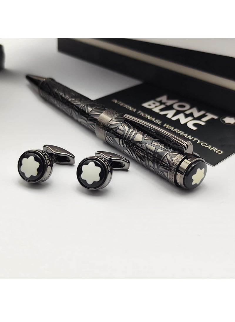 Mont Blanc Mont Blanc pen and cufflink  Estelle Estelle  New latest version  Mont Blanc   💎 ⚡️First class 