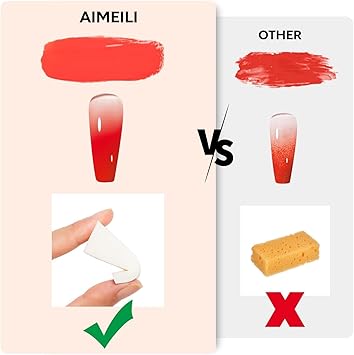 AIMEILI مجموعة طلاء الأظافر جل أيملي بات أومبري 6 ألوان مع فرشاة إسفنجية لتأثير التدرج - Image 5