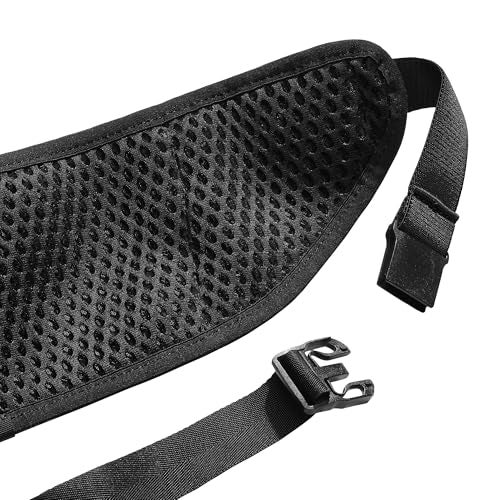 Salomon Pulse Sling Belt, Minimalist Adjustable Running Belt with 3–5L Expandable Storage for Phone, Flask & Nutrition - BLACK - NS - Image 4