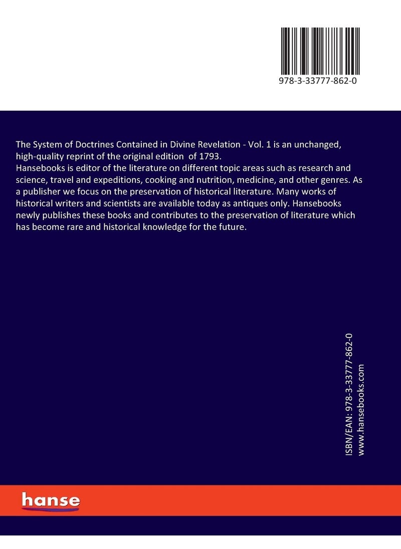 The System of Doctrines Contained in Divine Revelation: Vol. 1  - Image 2