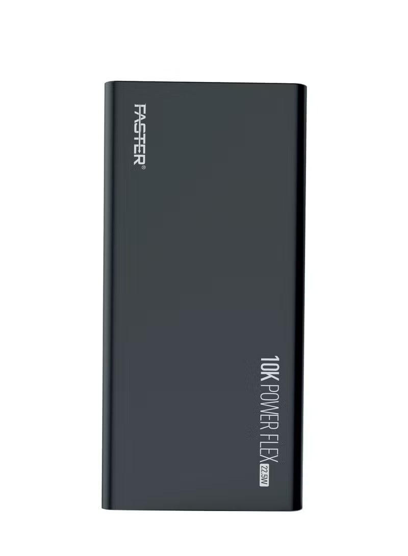 Faster 10000 mAh Power Bank - 22.5W Fast Charging Portable Charger - Laptop Mobile Charger Portable with 2 USB A Ports, 1 USB C Port, 1 Micro USB Port - Battery Pack For Laptop MacBook Dell iPhone Samsung - Compact Design - Image 1