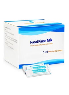 Joyelink Neti Pot Saline Packets,100 Premixed Packets Sinus Rinse - Soothing Saline Nasal Rinse for Sinus Pressure, Cold and Flu Control, Natural Relief or Nasal Cleaning  - Image 1