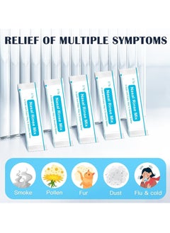 Joyelink Neti Pot Saline Packets,100 Premixed Packets Sinus Rinse - Soothing Saline Nasal Rinse for Sinus Pressure, Cold and Flu Control, Natural Relief or Nasal Cleaning  - Image 2