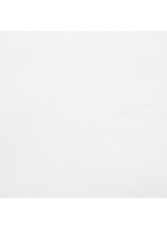 atmosphera - Linah Washed Linen Rectangular Pillow Case White 50 x 70 cm 185300Z - Image 1