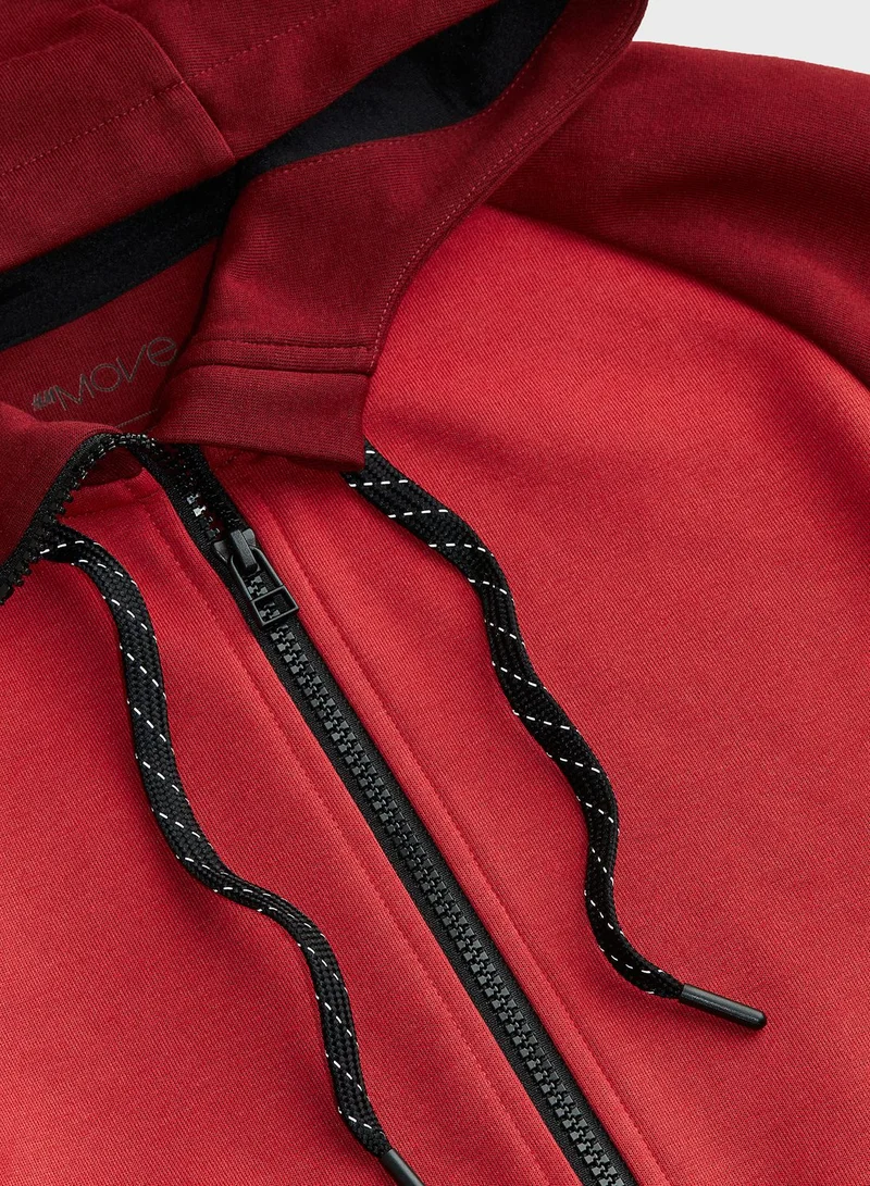 H&M Drymove™ Zip-Through Sports Hoodie