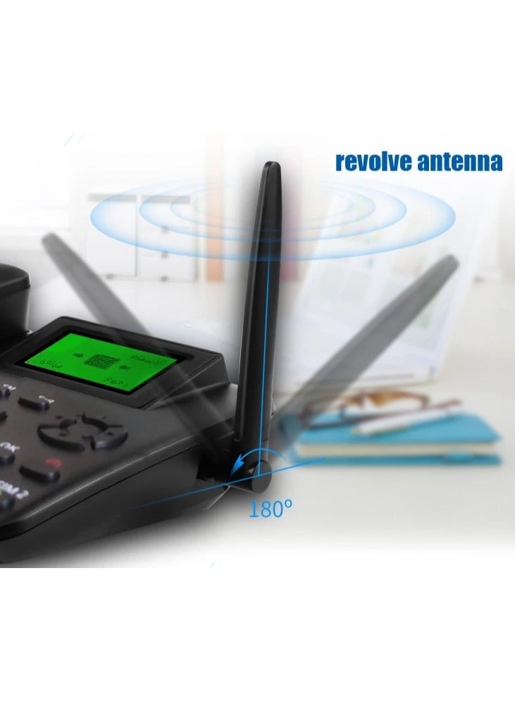 Cordless GSM Wireless Phone for Elderly – Dual SIM Fixed Home Office Telephone with FM Radio, Big Buttons, Loud Sound & Easy Use - Image 4