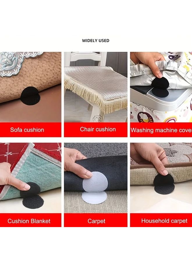 White Self Adhesive Nylon Tape Double Fasteners Strong Glue For Sofa Cushions Carpets - Image 5