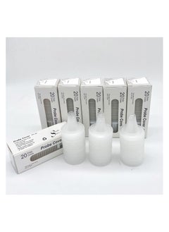 KHAJUL 120 PCS Ear Thermometer Probe Covers120PCS, Refill Caps Replacement Lens Thermometer Covers Filter Protector Ear Disposable Refill Caps (Clear)  - Image 1